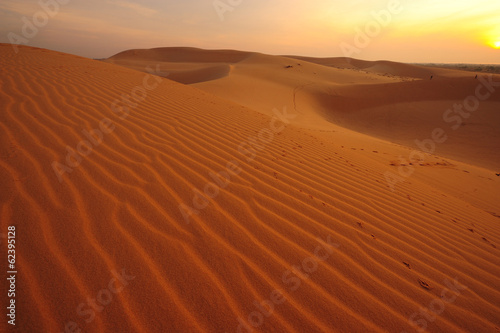 Naklejka góra afryka pustynia pejzaż