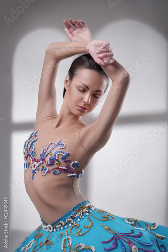Fototapeta baletnica dziewczynka kobieta sport tancerz