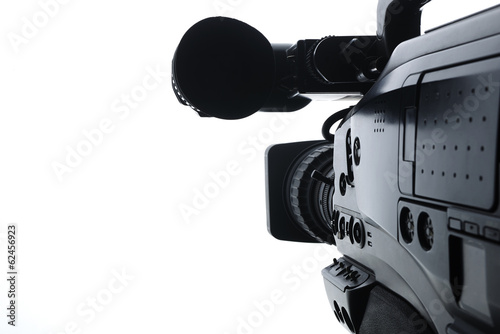 Naklejka mikrofon obraz media przemysł