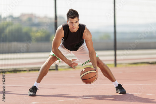 Fototapeta mężczyzna piłka witalność sport koszykówka