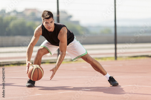 Fotoroleta koszykówka zdrowy piłka
