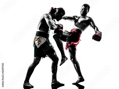 Fototapeta mężczyzna sport kick-boxing boks ludzie