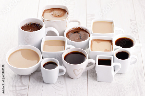 Fototapeta expresso napój mleko kubek kawa