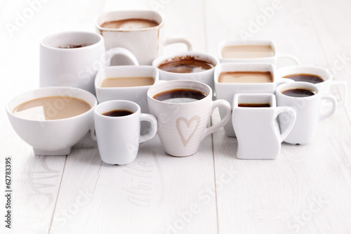 Obraz na płótnie filiżanka kawa mleko napój