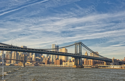 Plakat brooklyn droga panorama ameryka