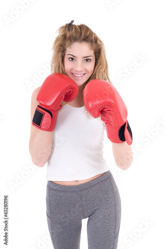Obraz na płótnie pierś aerobik boks