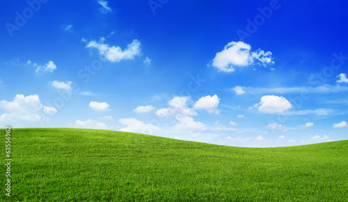 Fototapeta natura niebo trawa łąka rolnictwo