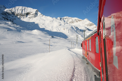 Obraz na płótnie alpy ekspresowy narty europa