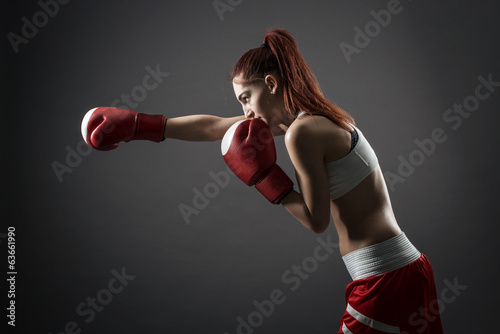 Obraz na płótnie ciało boks bokser