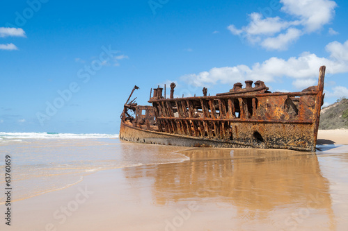 Fotoroleta australia morze plaża łódź wybrzeże