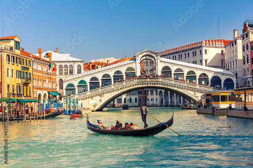 Obraz na płótnie Most Rialto w Wenecji