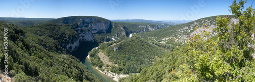 Naklejka krajobraz europa dolina pejzaż roślinność