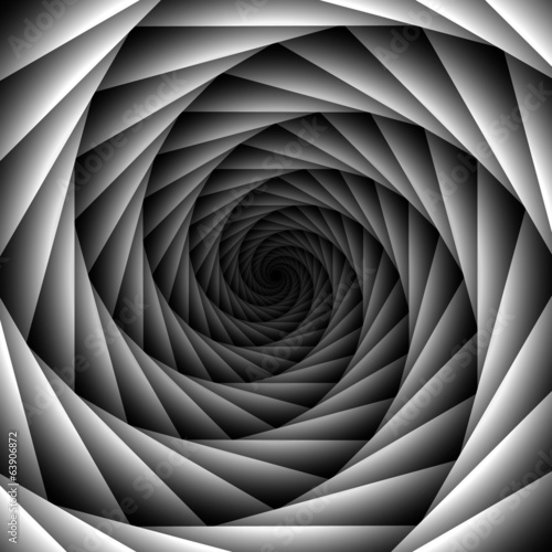 Fototapeta wzór sztuka spirala tunel ruch