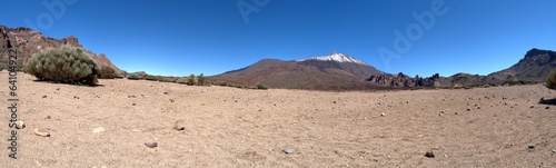 Obraz na płótnie krajobraz śnieg panorama wulkan