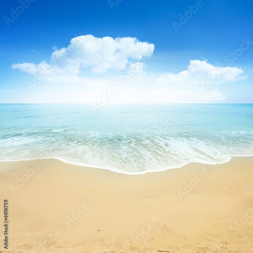 Fototapeta raj tropikalny wybrzeże plaża pejzaż