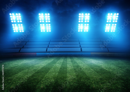 Fotoroleta stadion stylowy piłka nożna niebo