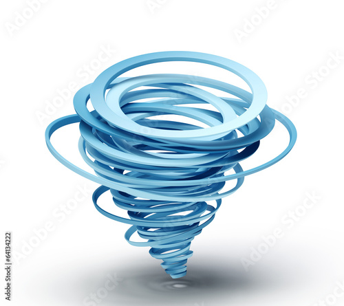 Fototapeta spirala sztorm potęga ilustracja cyklon