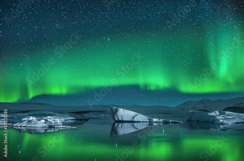 Fototapeta pejzaż islandia niebo