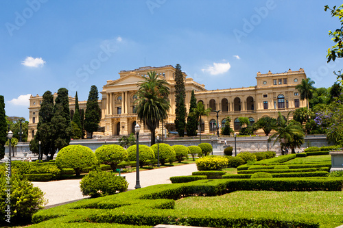 Naklejka muzeum brazylia ogród pałac