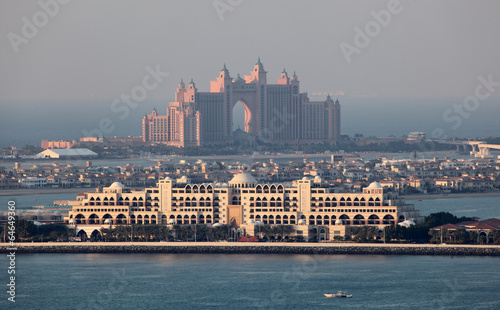 Naklejka architektura zatoka hotel podróż emiraty