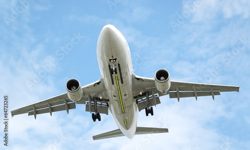 Plakat transport silnik airliner lotnictwo odrzutowiec