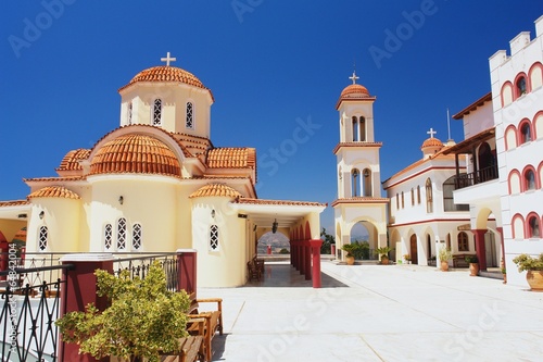 Obraz na płótnie dzwon grecja grecki wioska architektura