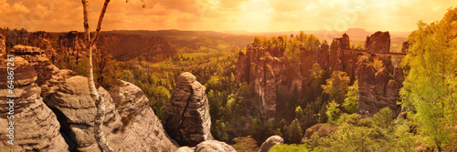 Fotoroleta panorama europa włóczęga