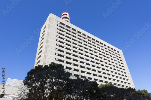Obraz na płótnie tokio japonia ludzie błękitne niebo
