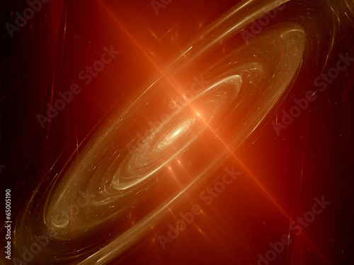 Fototapeta słońce galaktyka kosmos spirala