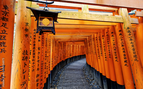 Fototapeta japonia sanktuarium azjatycki ścieżka świątynia