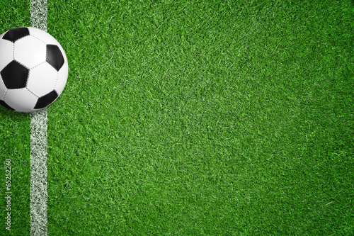 Fototapeta pole trawa piłka nożna brazylia piłka