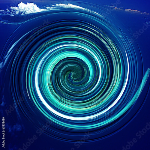 Obraz na płótnie spirala abstrakcja natura