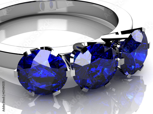 Obraz na płótnie moda piękny metal biżuteria niebieski
