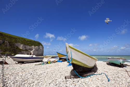 Fototapeta łódź lato wybrzeże plaża