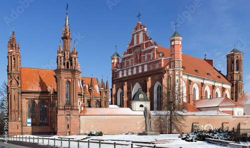 Naklejka litwa kościół europa