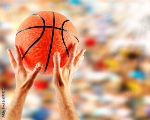 Fotoroleta koszykówka sport piłka ręka drużyna