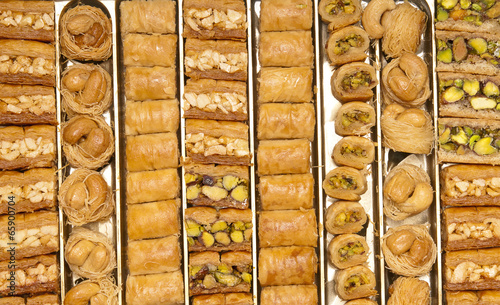 Fototapeta arabski deser arabian orientalne słodycze