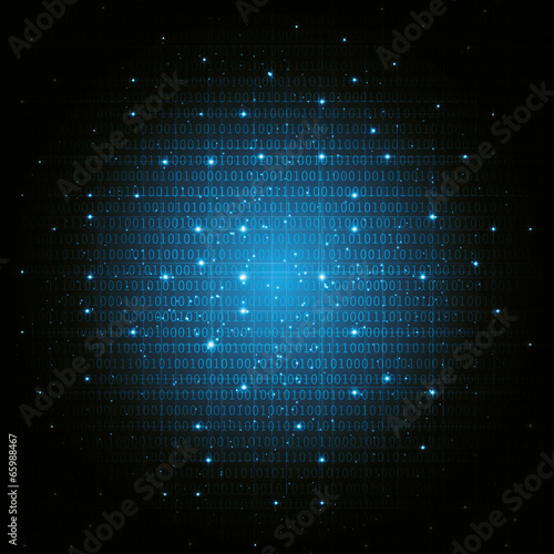 Plakat abstrakcja technologiczny tło net wysoki