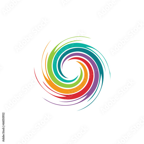 Fototapeta spirala wzór obraz koncepcja halucynogen
