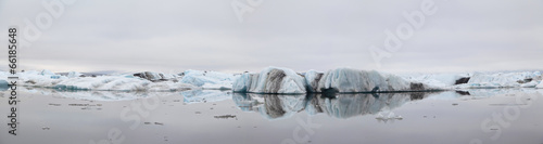 Plakat woda lód europa pejzaż panoramiczny