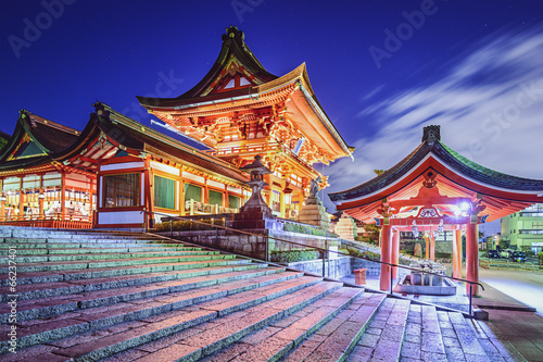 Fototapeta japonia azja zmierzch świątynia noc