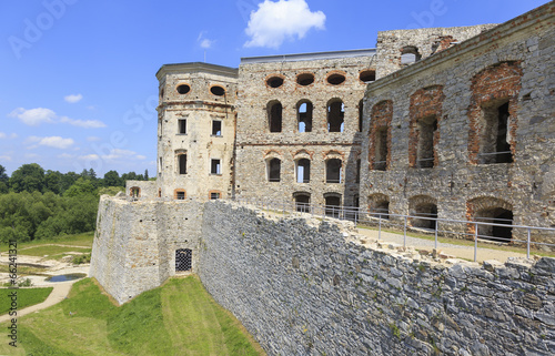 Naklejka wieża zamek pałac ruina