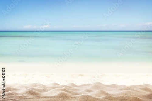 Obraz na płótnie Letnia plaża