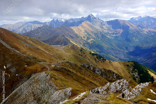 Fotoroleta jesień szczyt panorama las park