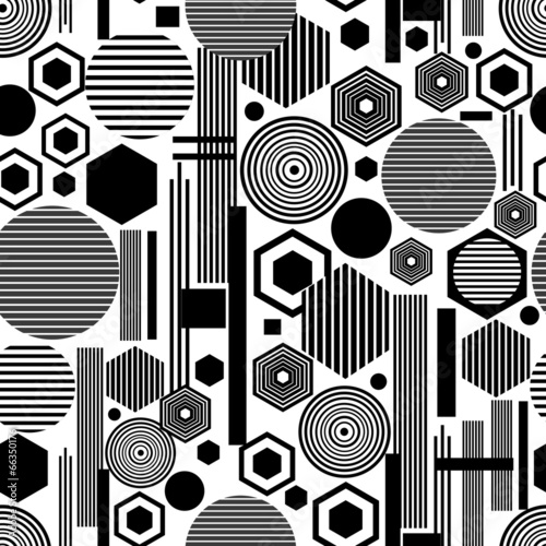 Fototapeta Abstrakcyjne tło w geometryczne wzory