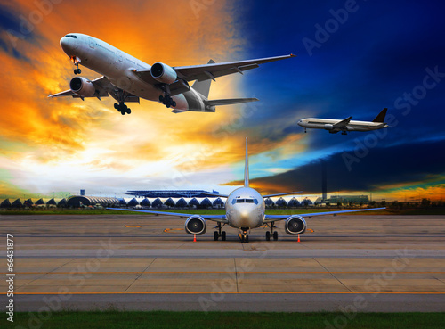 Fotoroleta samolot odrzutowy samolot odrzutowiec transport niebo