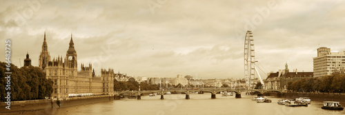 Fototapeta wieża panorama stary londyn miejski