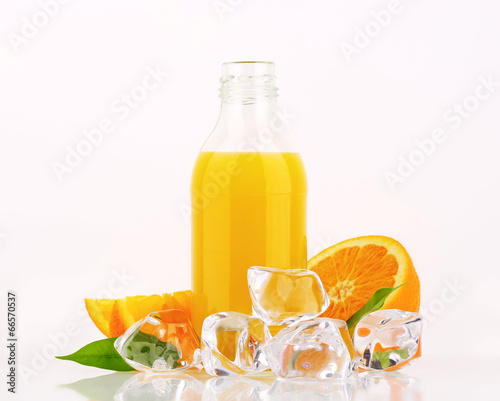 Plakat lód cytrus świeży napój owoc