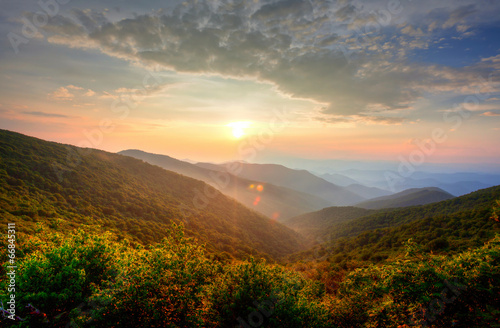 Fototapeta góra natura pejzaż piękny wzgórze