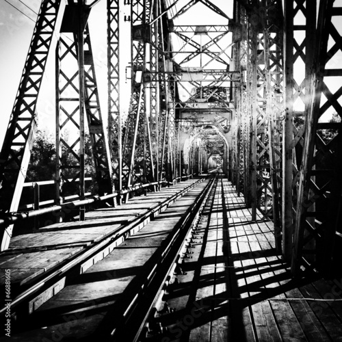 Fotoroleta most ścieżka architektura przewóz